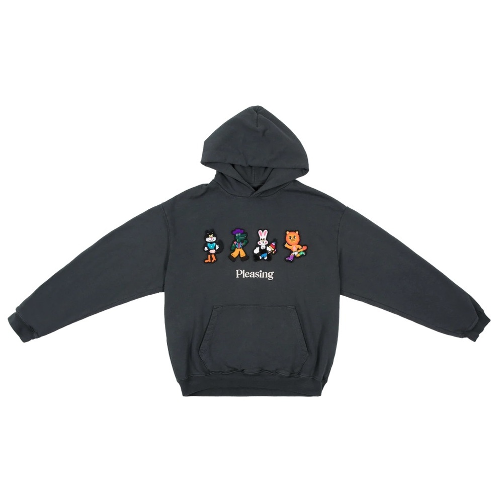 The Pleasing Fancy Friends Black Hoodie